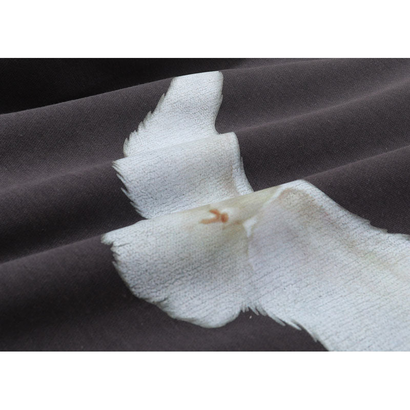 Kanye West Sunday Service Hoodie Gap Peace Dove Printed Hoodie Fleece-Lined