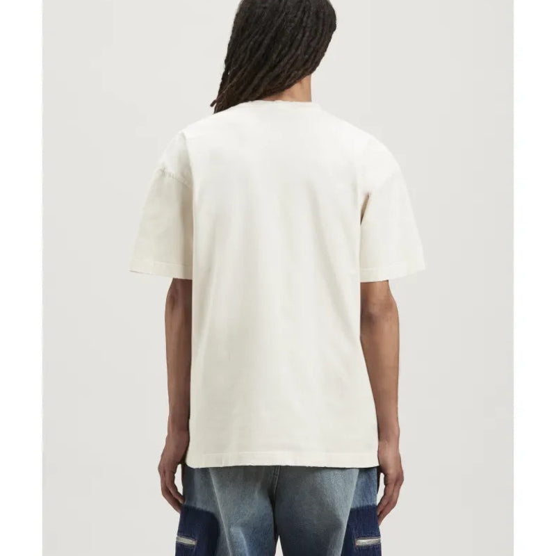 Palm Angels T Shirts Rainbow Star Letter Print Short Sleeve T-Shirt