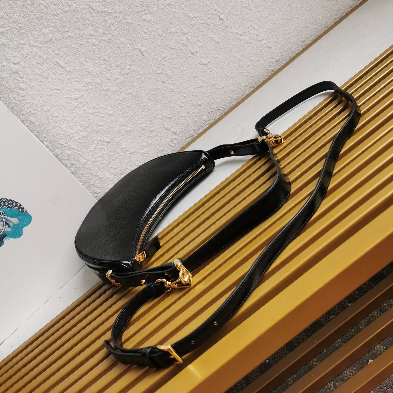 ＰＲＤＡ ARQUÉ SMALL LEATHER SHOULDER BAG