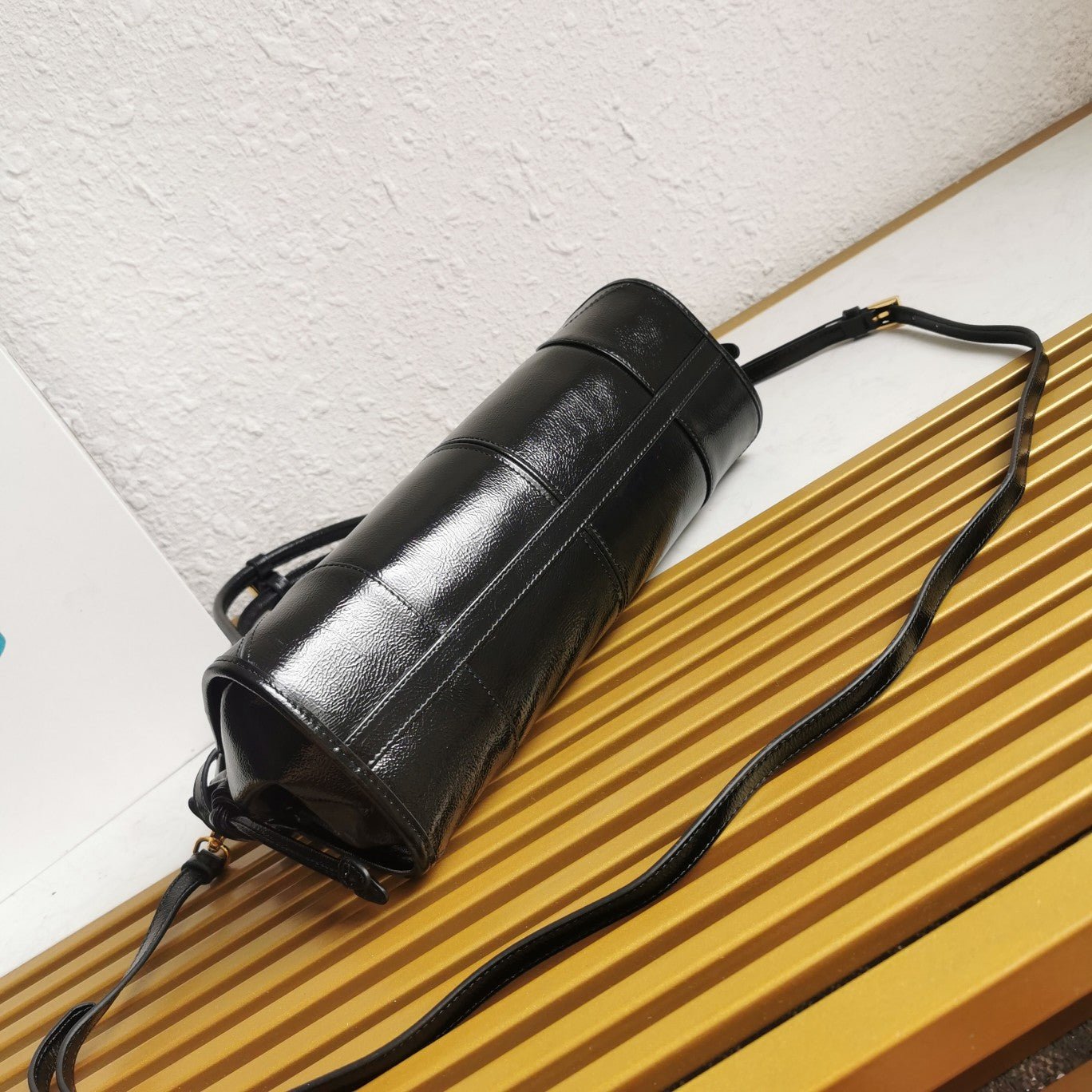 ＰＲＤＡ BONNIE MEDIUM LEATHER HANDBAG BLACK