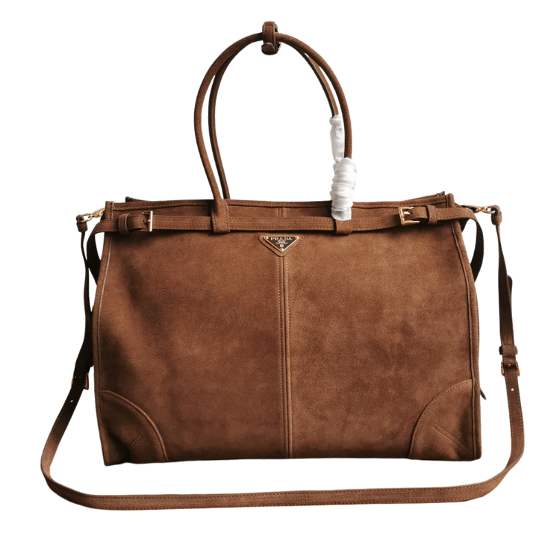 ＰＲＤＡ BONNIE SUEDE TOTE BAG