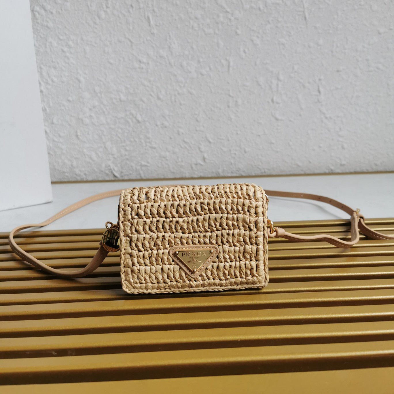 ＰＲＤＡ CROCHET CARD HOLDER WITH SHOULDER STRAP