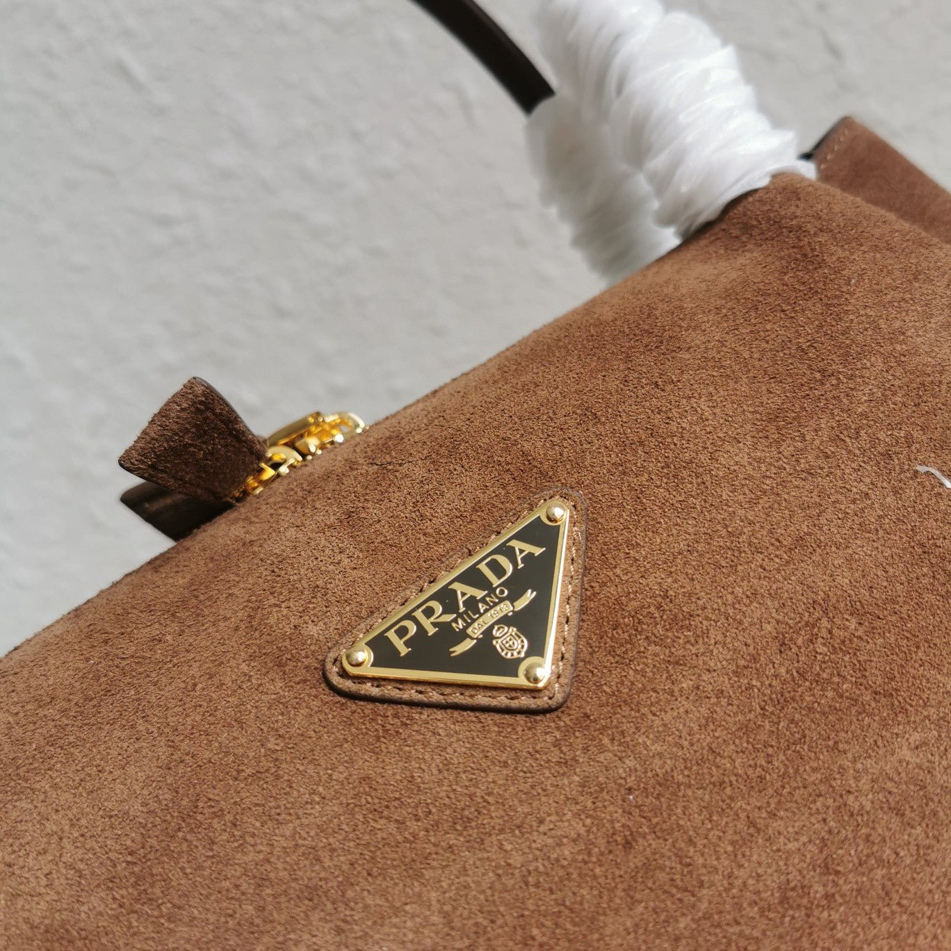 ＰＲＤＡ DARLING MEDIUM SUEDE SHOULDER BAG