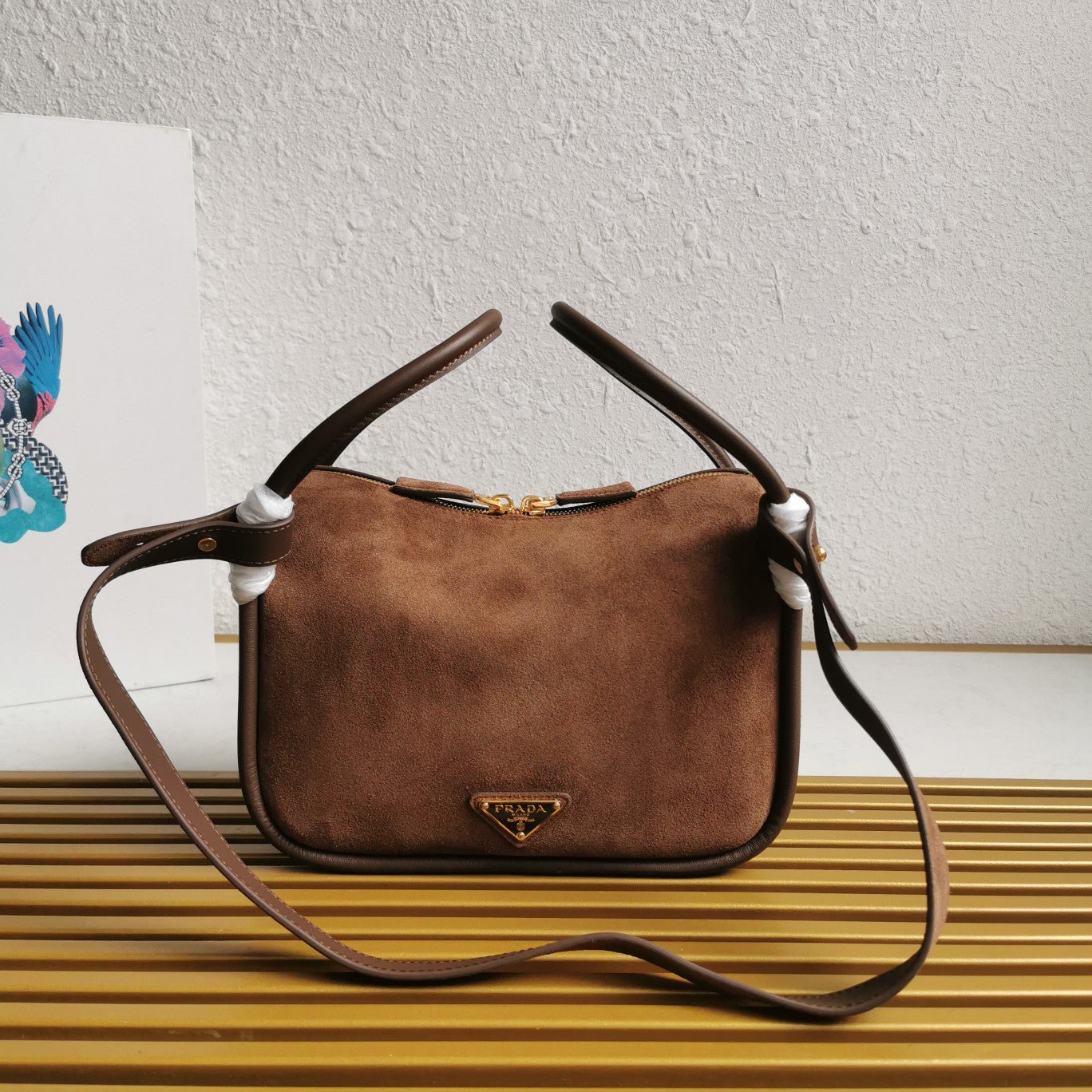 ＰＲＤＡ DARLING SUEDE HAND BAG