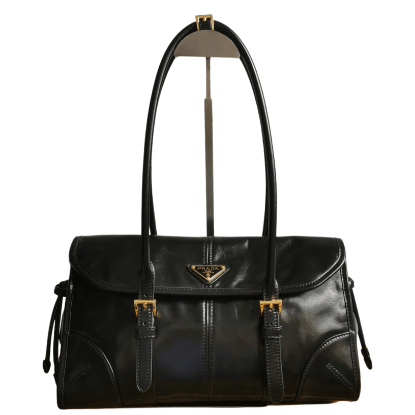 ＰＲＤＡ LEATHER SHOULDER BAG MEDIUM