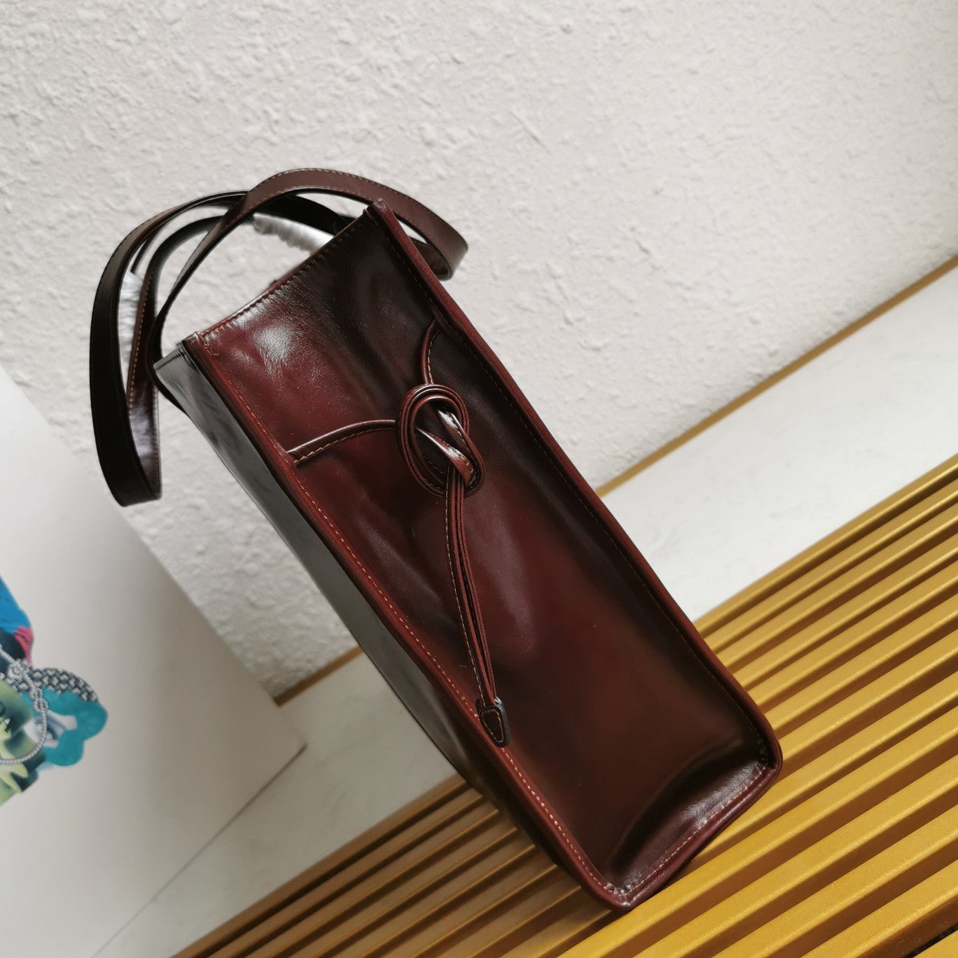 ＰＲＤＡ LEATHER TOTE BAG