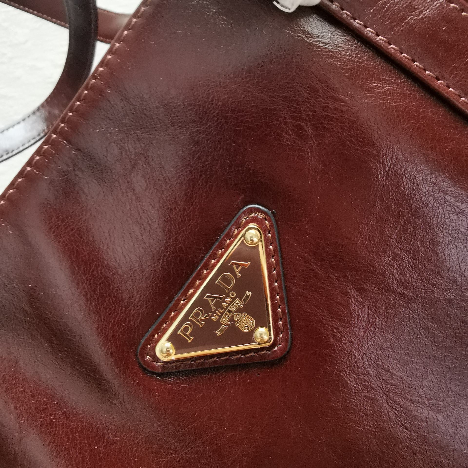 ＰＲＤＡ LEATHER TOTE BAG