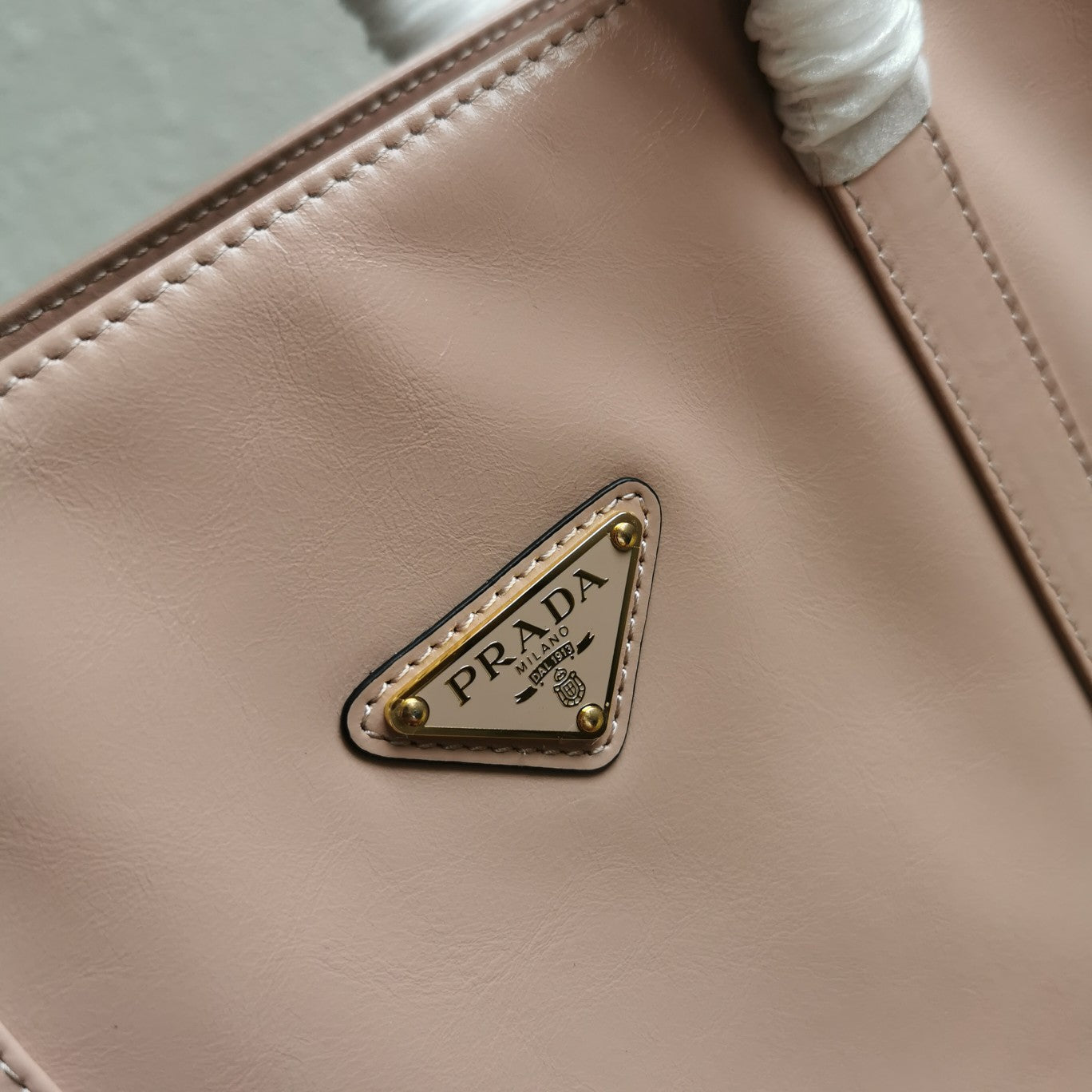 ＰＲＤＡ LEATHER TOTE BAG LIGHT PINK