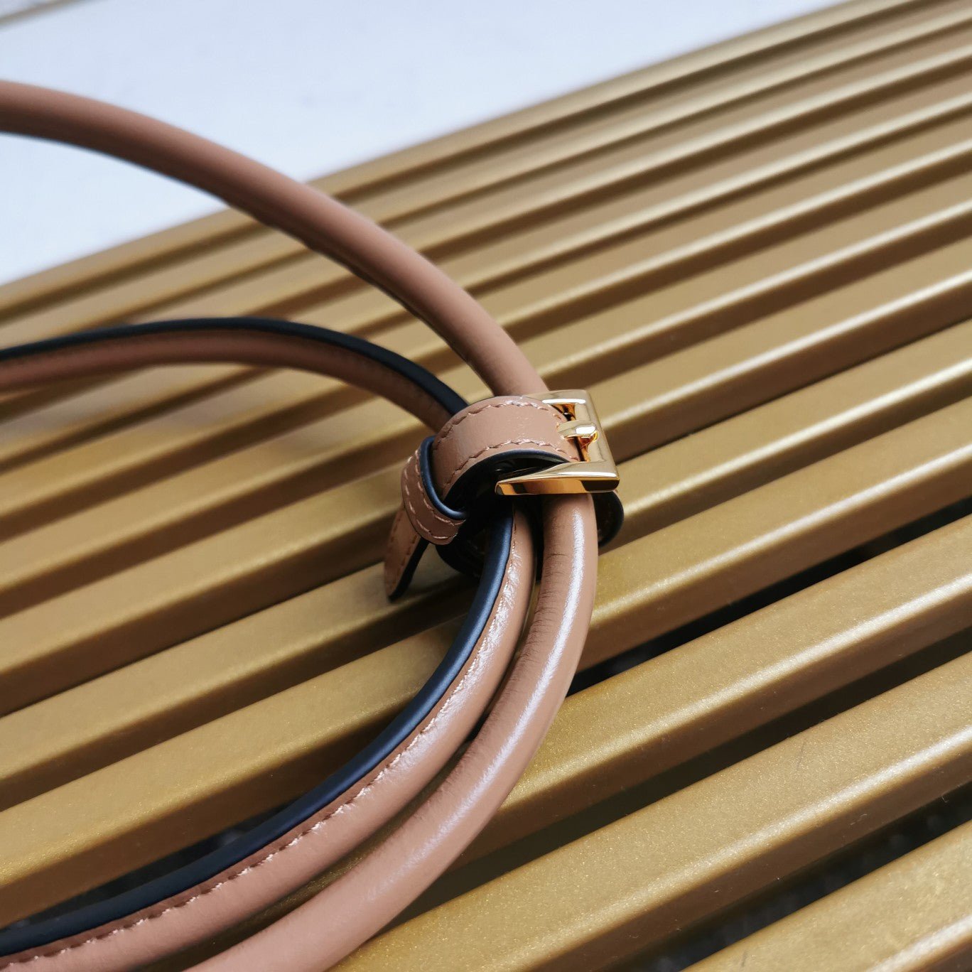 ＰＲＤＡ MEDIUM LEATHER SHOULDER BAG CARAMEL