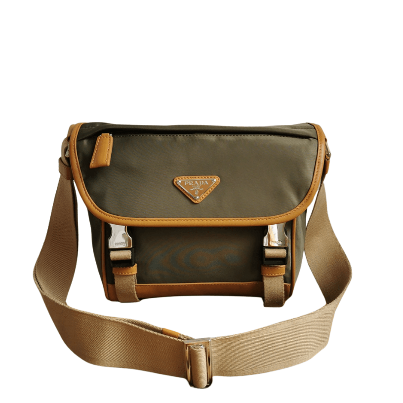 ＰＲＤＡ RE-NYLON AND LEATHER SHOULDER BAG MEDIUM