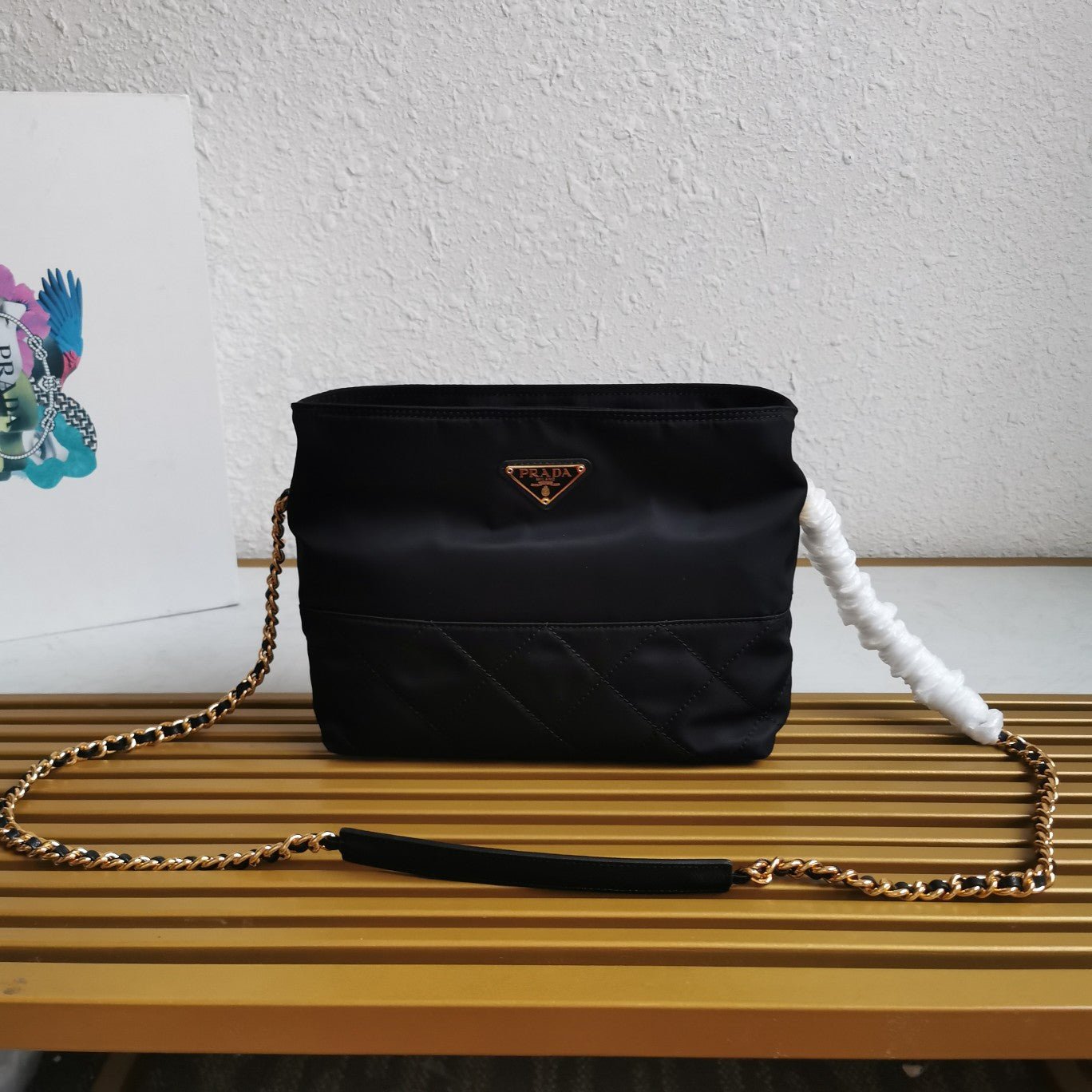 ＰＲＤＡ RE-NYLON CROSSBODY BAG BLACK