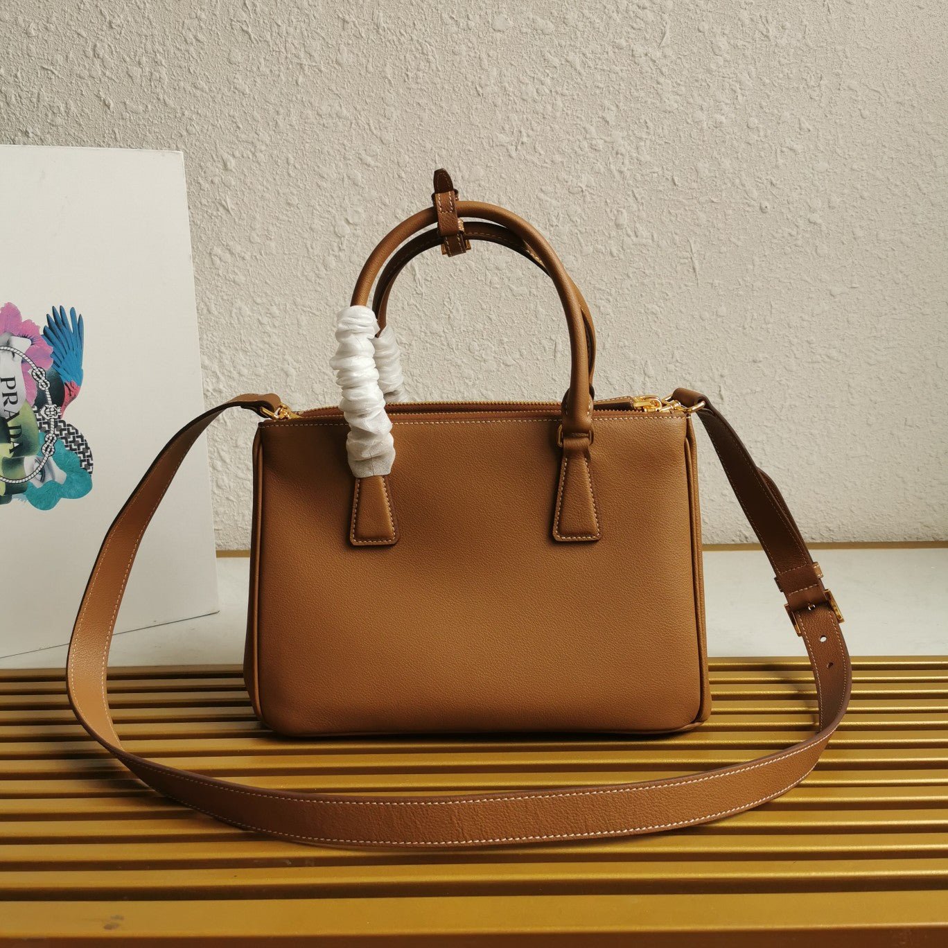 ＰＲＤＡ SMALL PRDA GALLERIA SAFFIANO LEATHER BAG
