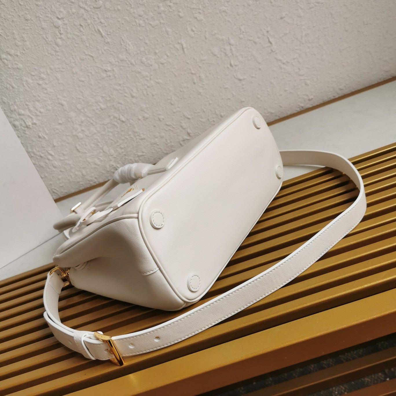ＰＲＤＡ SMALL PRDA GALLERIA SAFFIANO LEATHER BAG WHITE