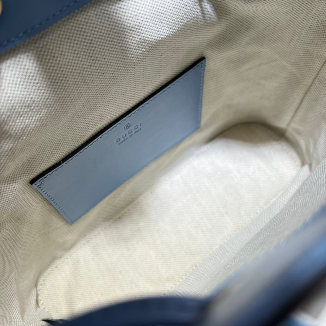 ＧＣＣＩSMALL BAMBOO BACKPACK BLUE