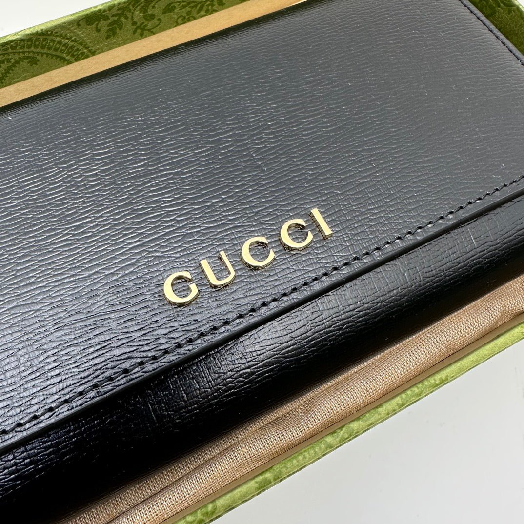ＧＣＣＩCONTINENTAL WALLET BLACK