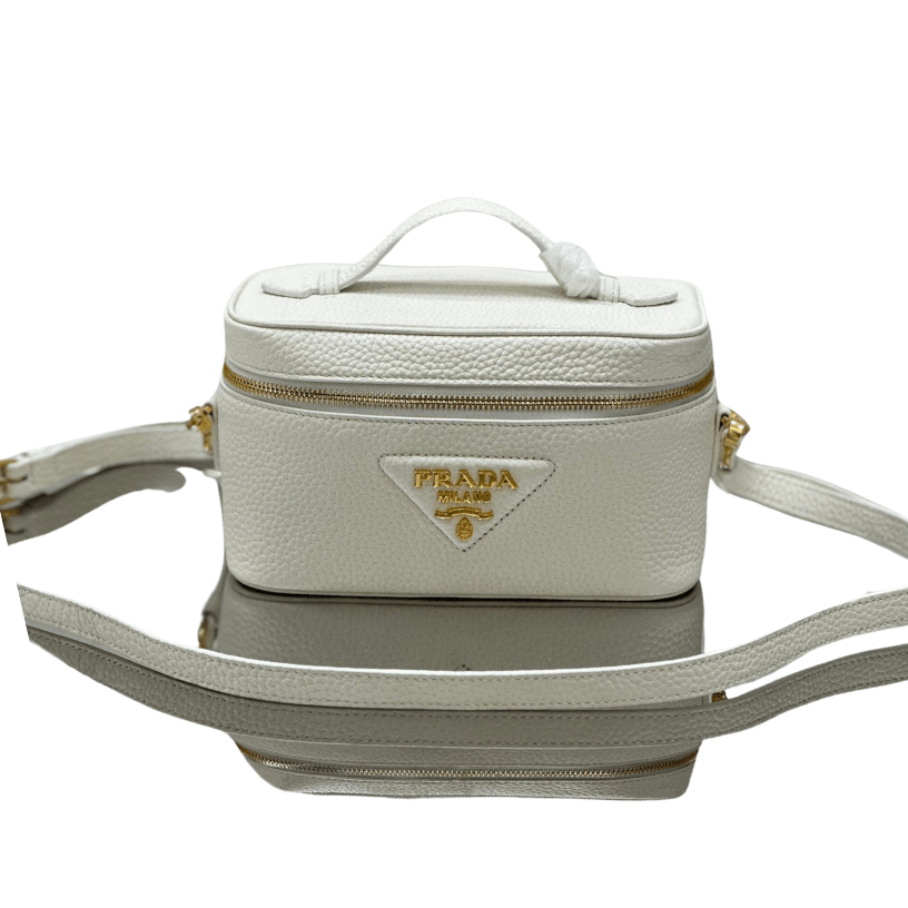 ＰＲＤＡ LEATHER MINI BAG WHITE