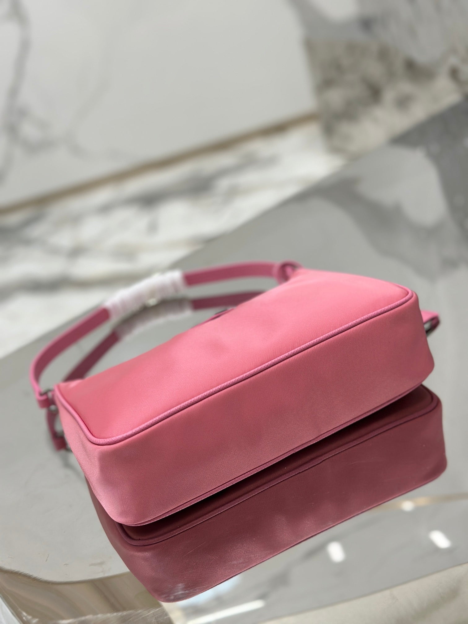 ＰＲＤＡ RE-EDITION 2005 RE-NYLON AND SAFFIANO MINI BAG PINK