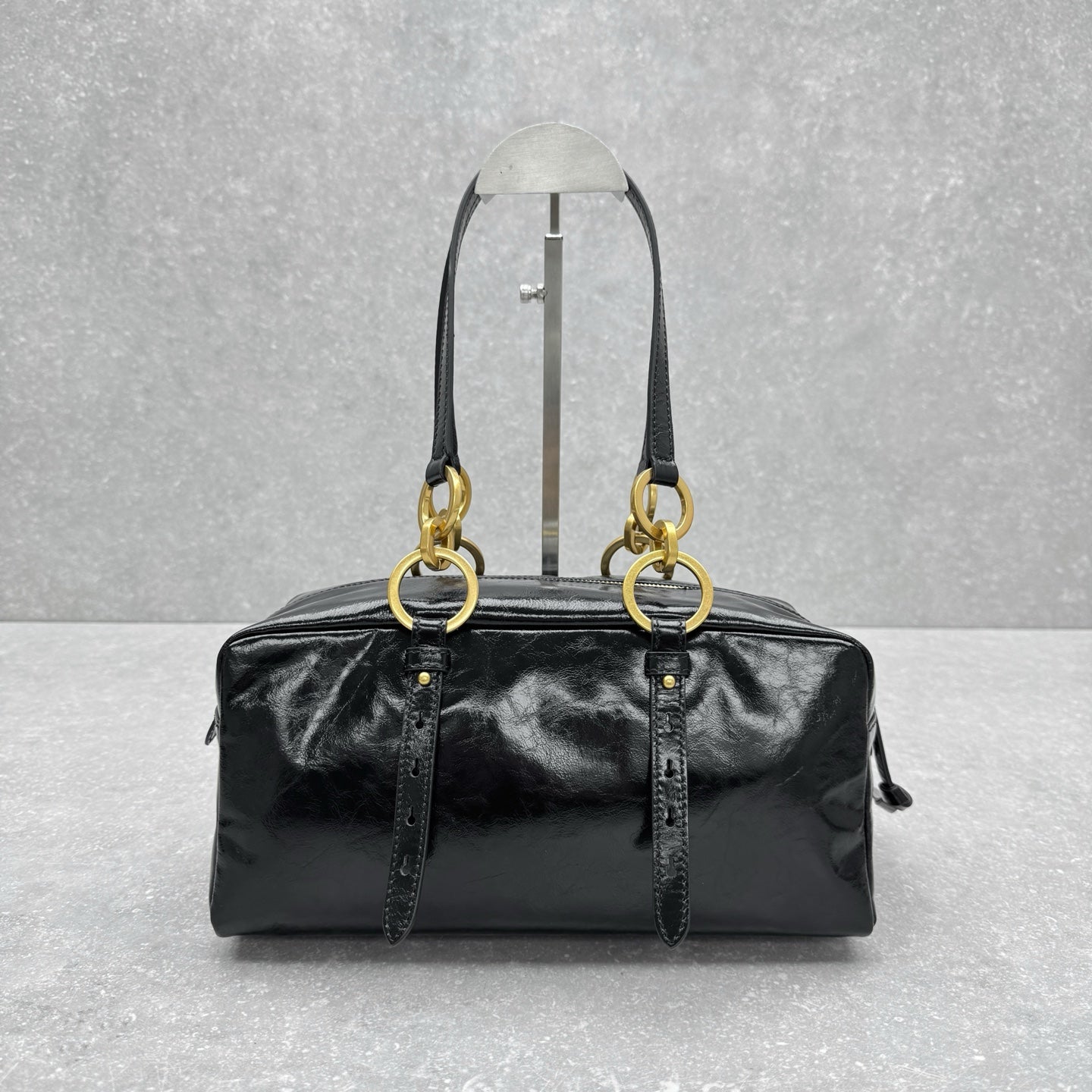 ＰＲＤＡ DANGLE MEDIUM LEATHER TOP-HANDLE BAG