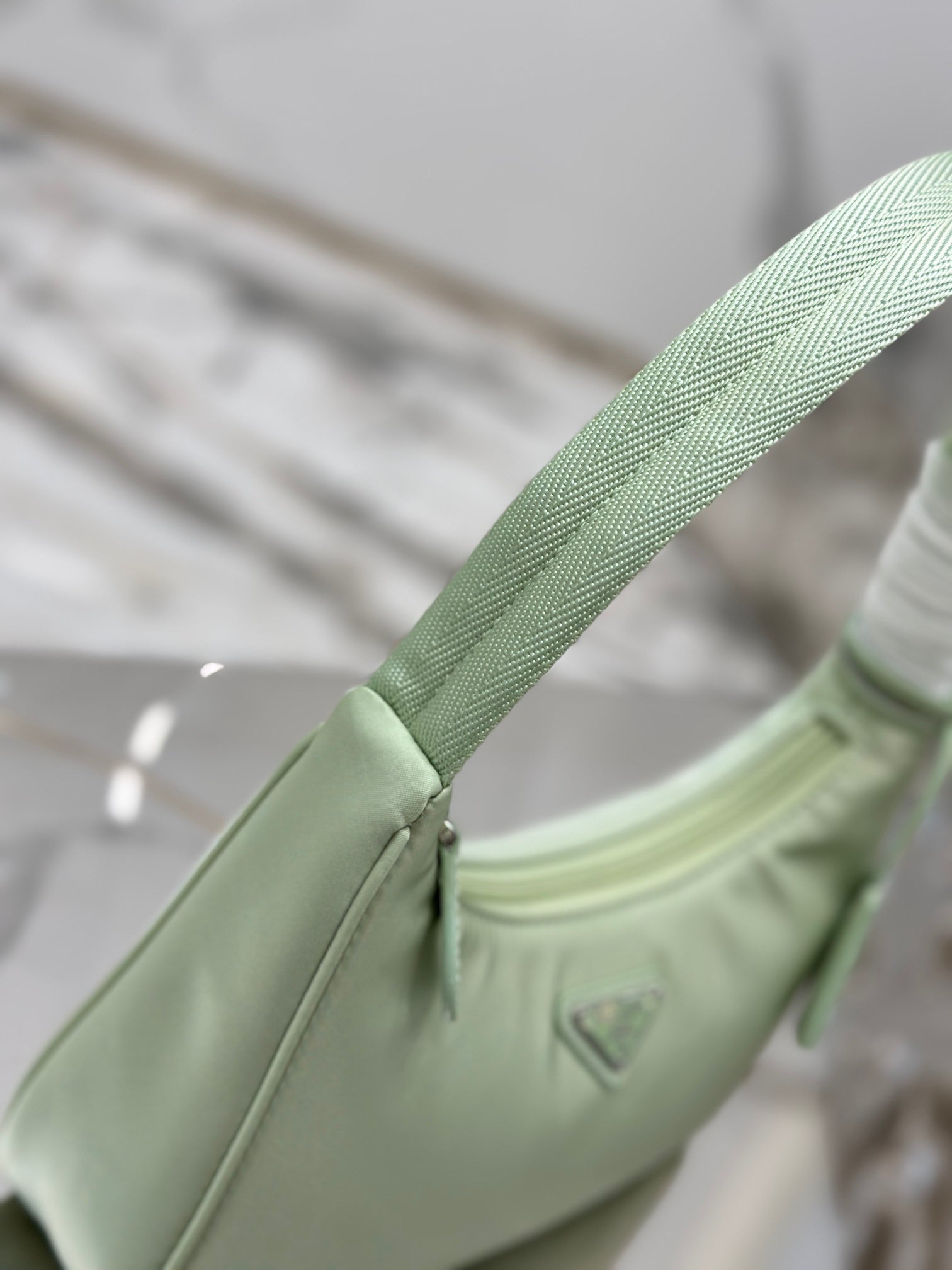 ＰＲＤＡ RE-NYLON PRDA RE-EDITION 2000 MINI-BAG LIGHT GREEN