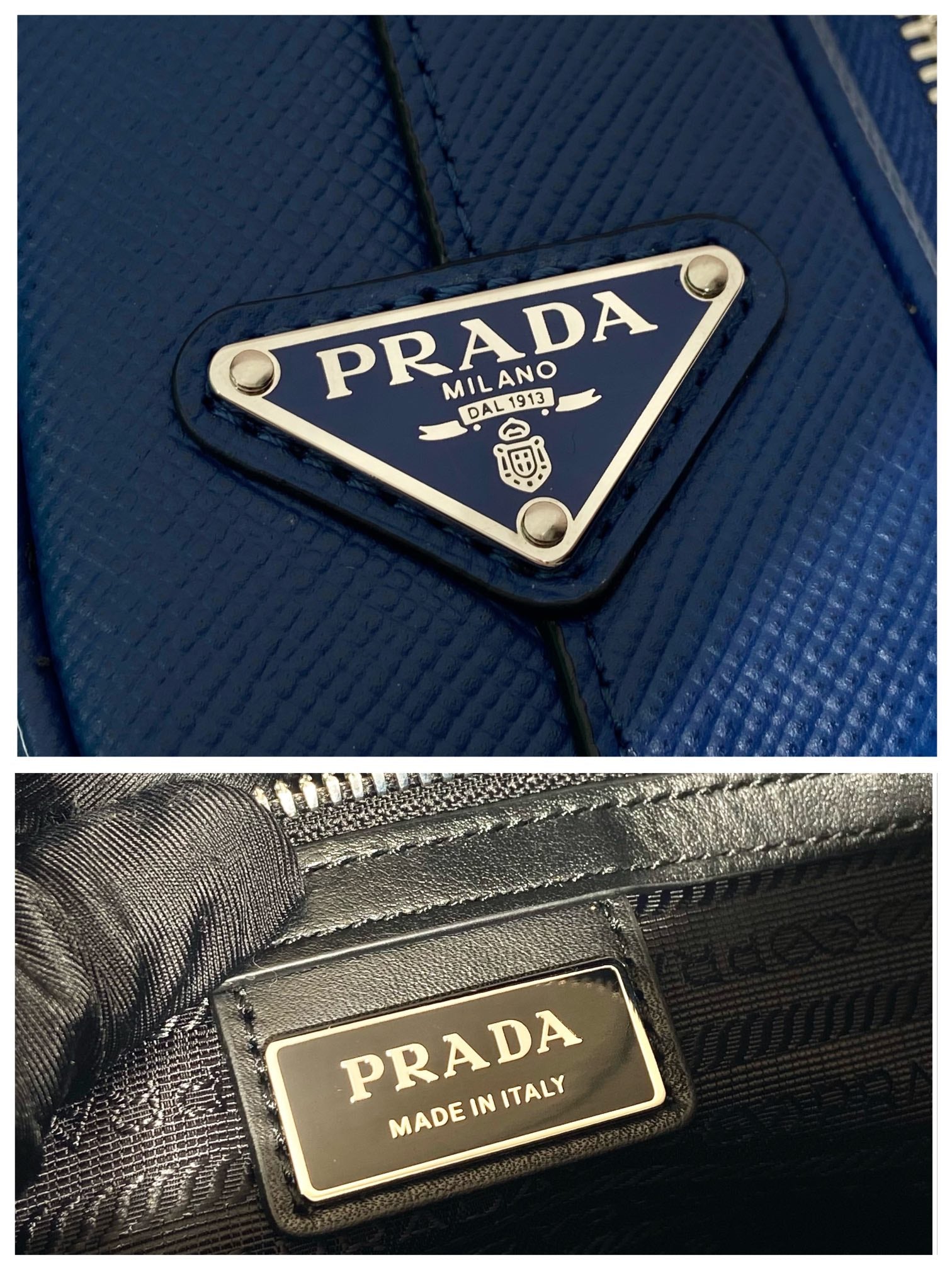 ＰＲＤＡ SAFFIANO LEATHER SHOULDER BAG AIR FORCE BLUE