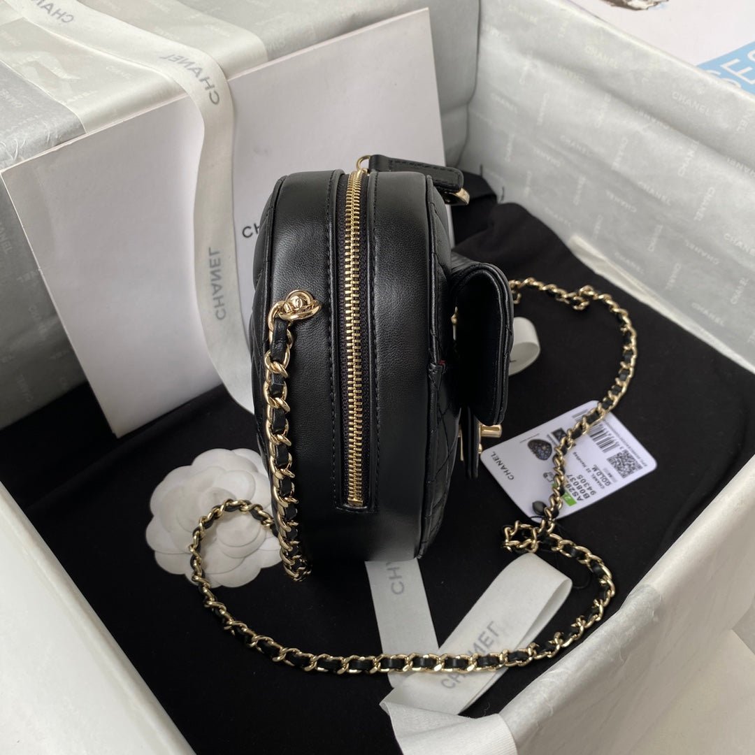 ＣＨＮＥＬHEART BAG  BLACK