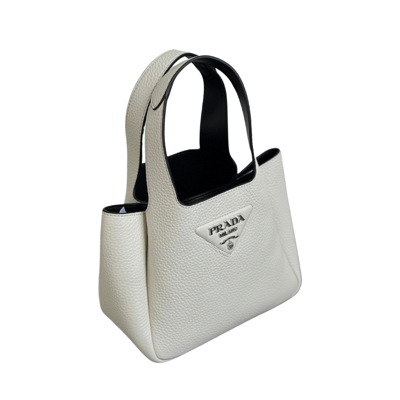 ＰＲＤＡ LEATHER MINI HANDBAG WHITE
