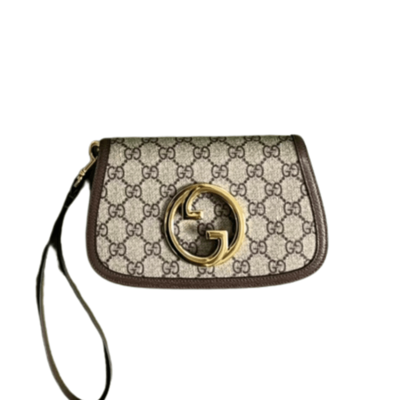 ＧＣＣＩBLONDIE LEATHER SHOULDER BAG BEGIE-BROWN