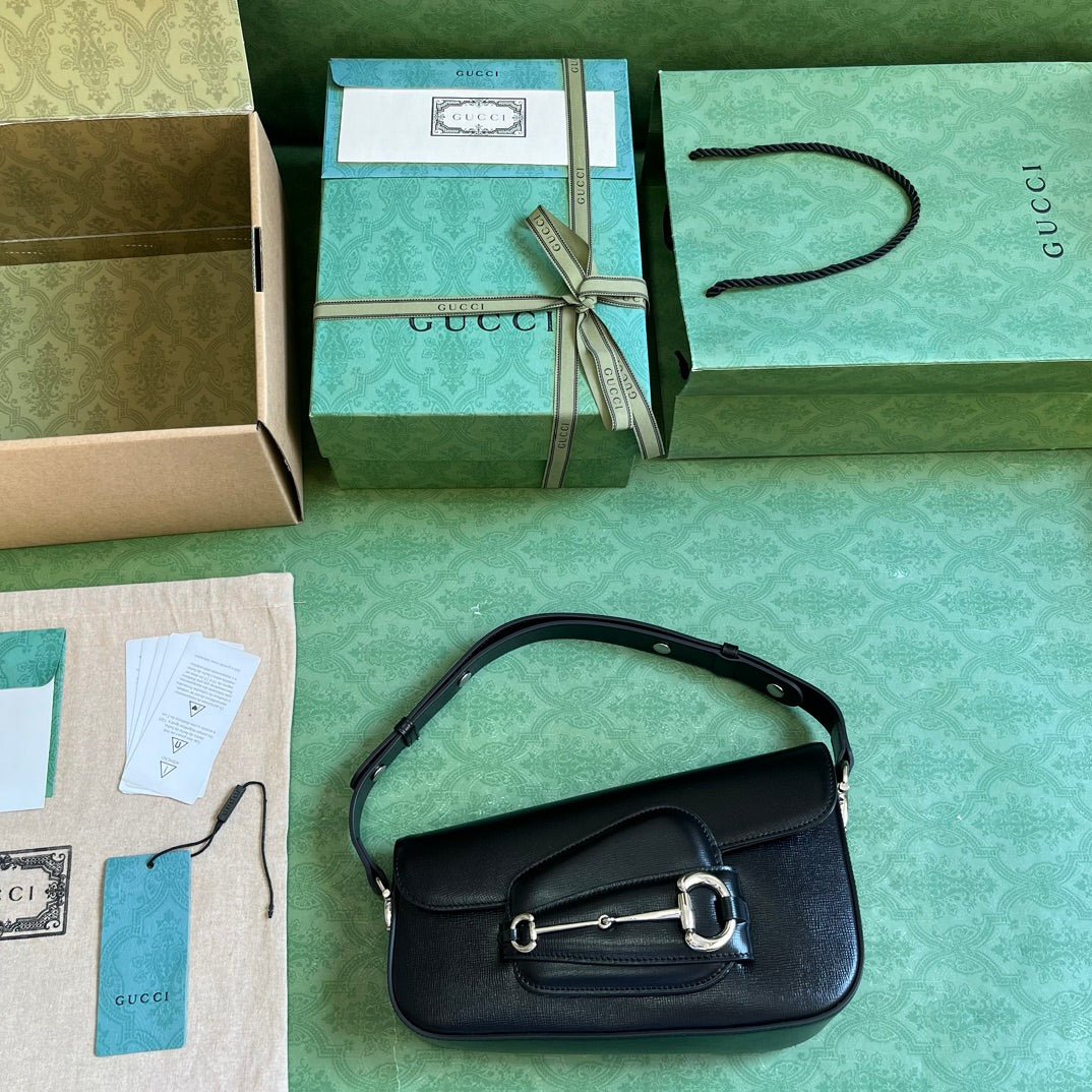 ＧＣＣＩHORSEBIT 1955 SMALL SHOULDER BAG BLACK