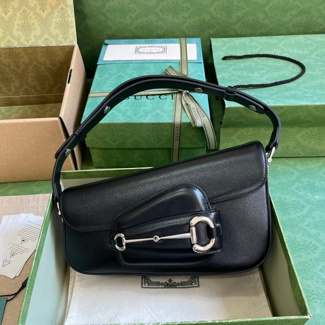 ＧＣＣＩHORSEBIT 1955 SMALL SHOULDER BAG BLACK