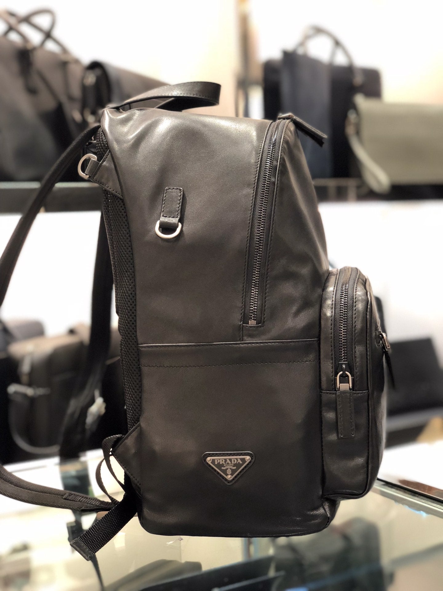ＰＲＤＡ LEATHER BACKPACK