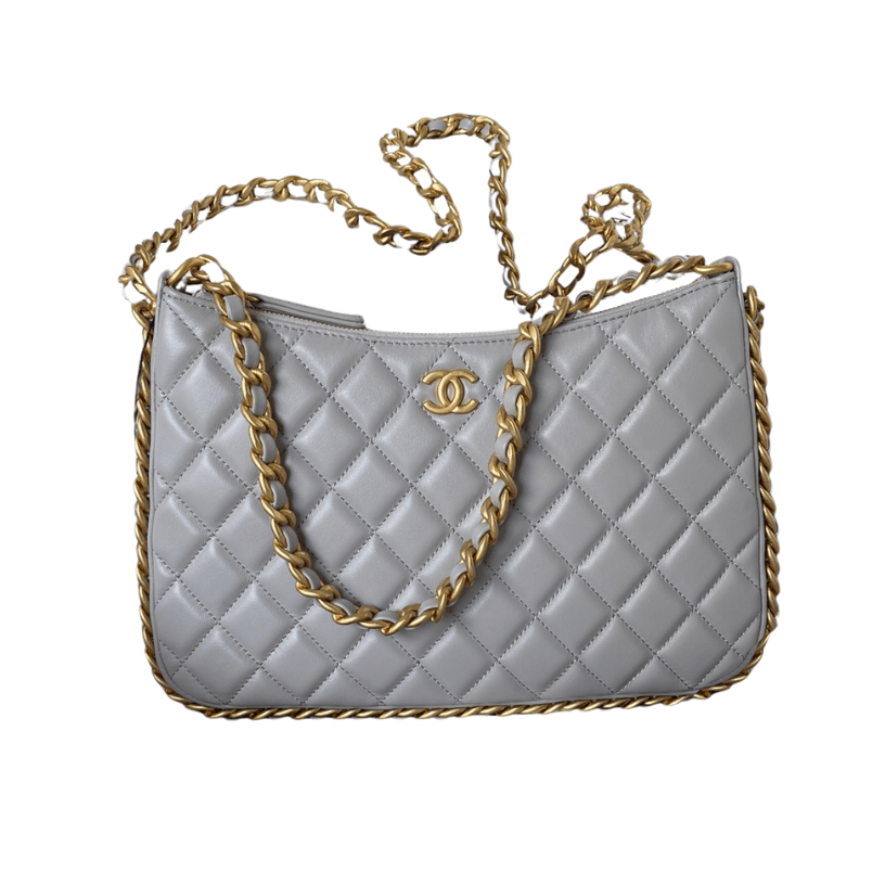 ＣＨＮＥＬ23B HOBO SHOULDER BAG GRAY