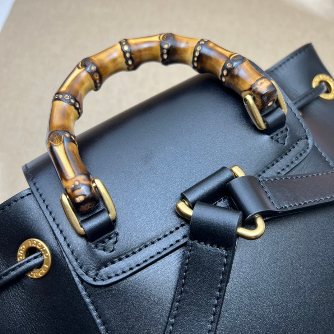 ＧＣＣＩSMALL BAMBOO BACKPACK BLACK