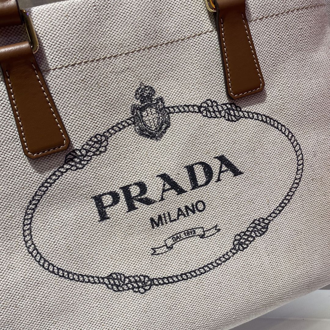 ＰＲＤＡ LINEN BLEND TOTE BAG