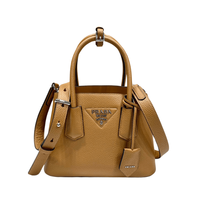 ＰＲＤＡ LEATHER TOTE BAG CARAMEL
