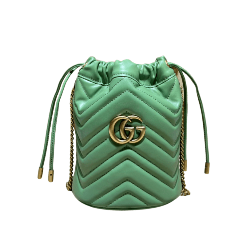 ＧＣＣＩGG MARMONT BUCKET BAG GREEN