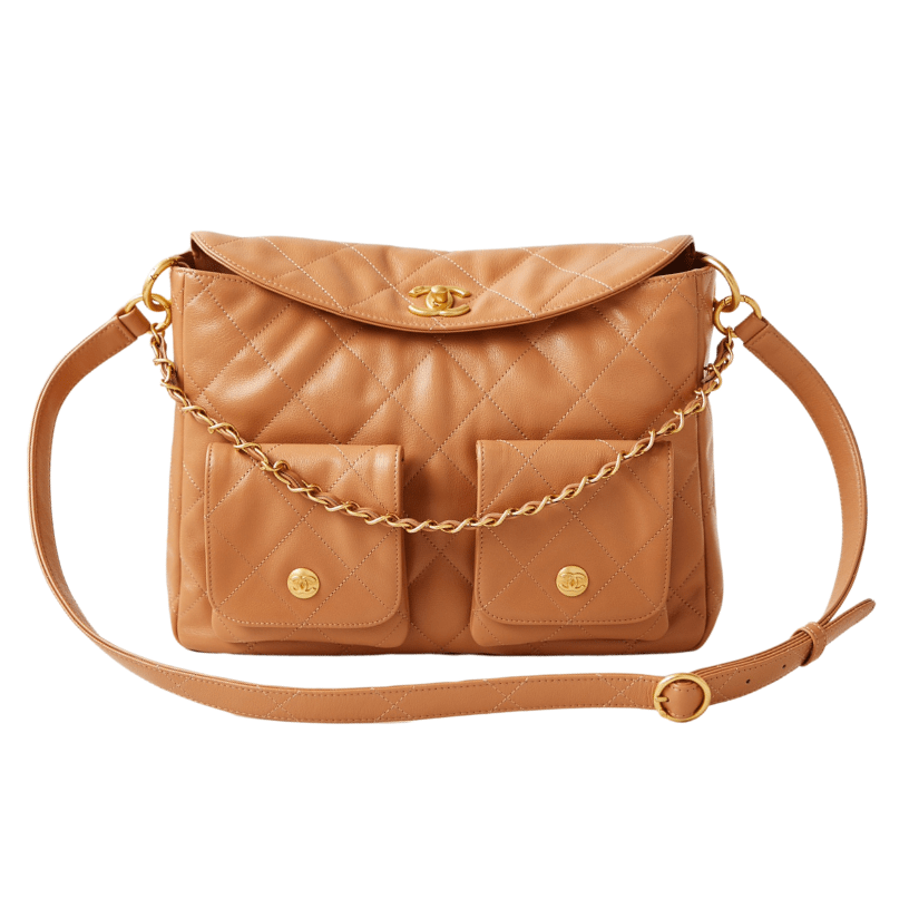 ＣＨＮＥＬHOBO HANDBAG BROWN
