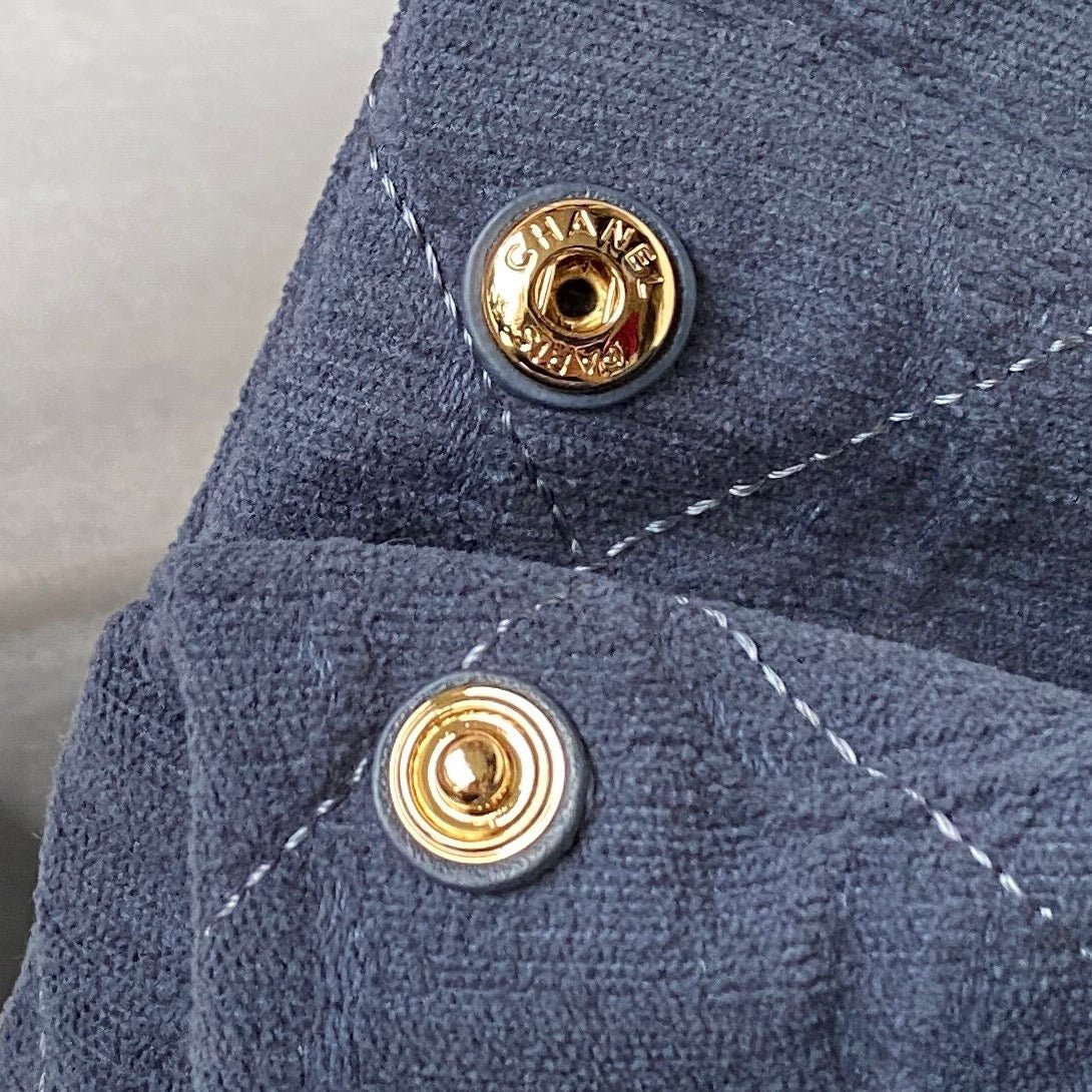 ＣＨＮＥＬ22 HANDBAG BLUE