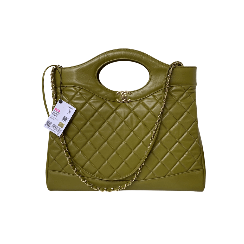 ＣＨＮＥＬ31 MINI SHOPPING BAG FIELD DRAB