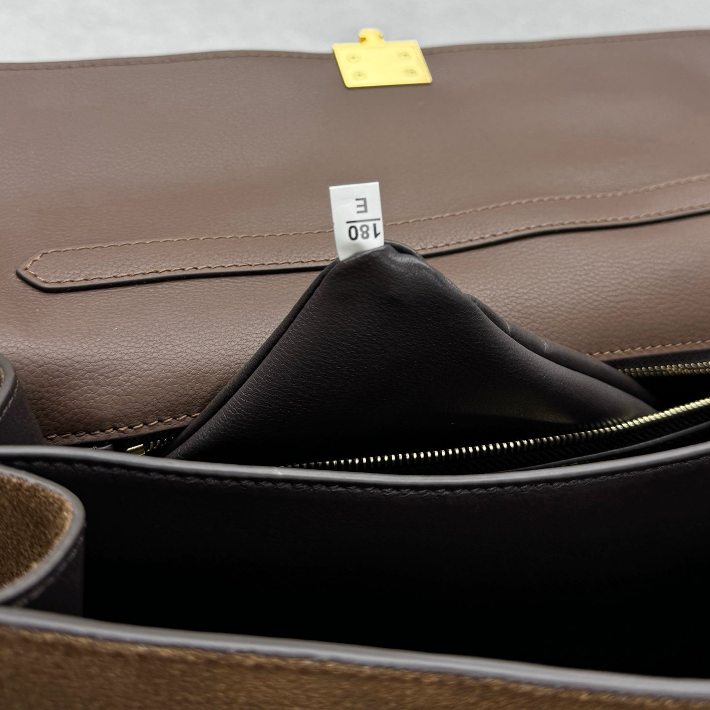 ＰＲＤＡ SOFT SOUND MEDIUM SUEDE SHOULDER BAG COCOA BROWN