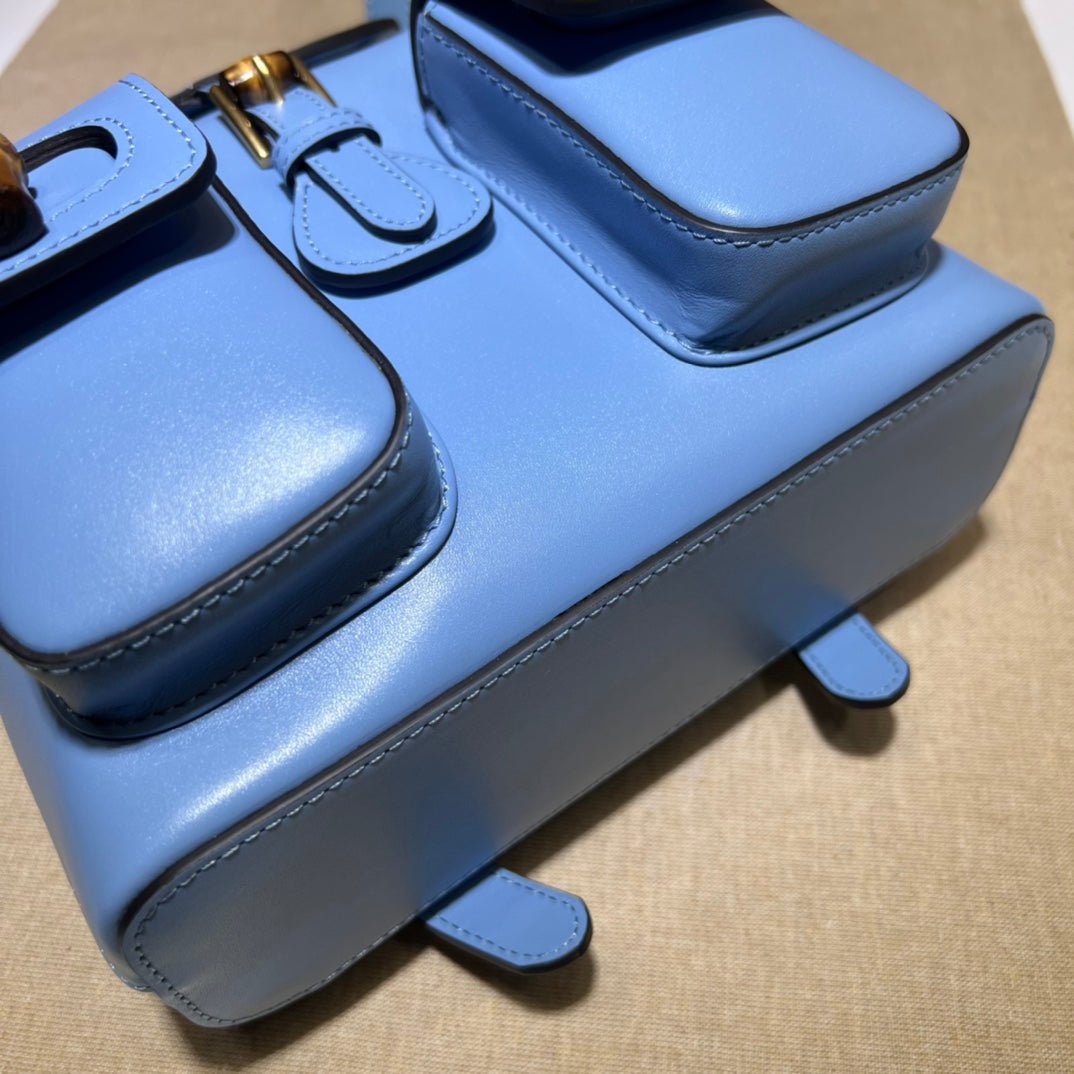 ＧＣＣＩSMALL BAMBOO BACKPACK BLUE