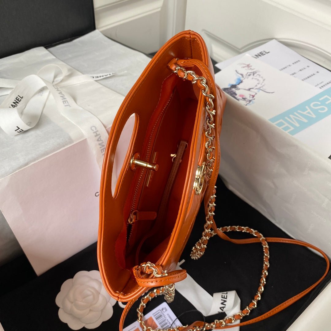 ＣＨＮＥＬ31 MINI SHOPPING BAG BROWN