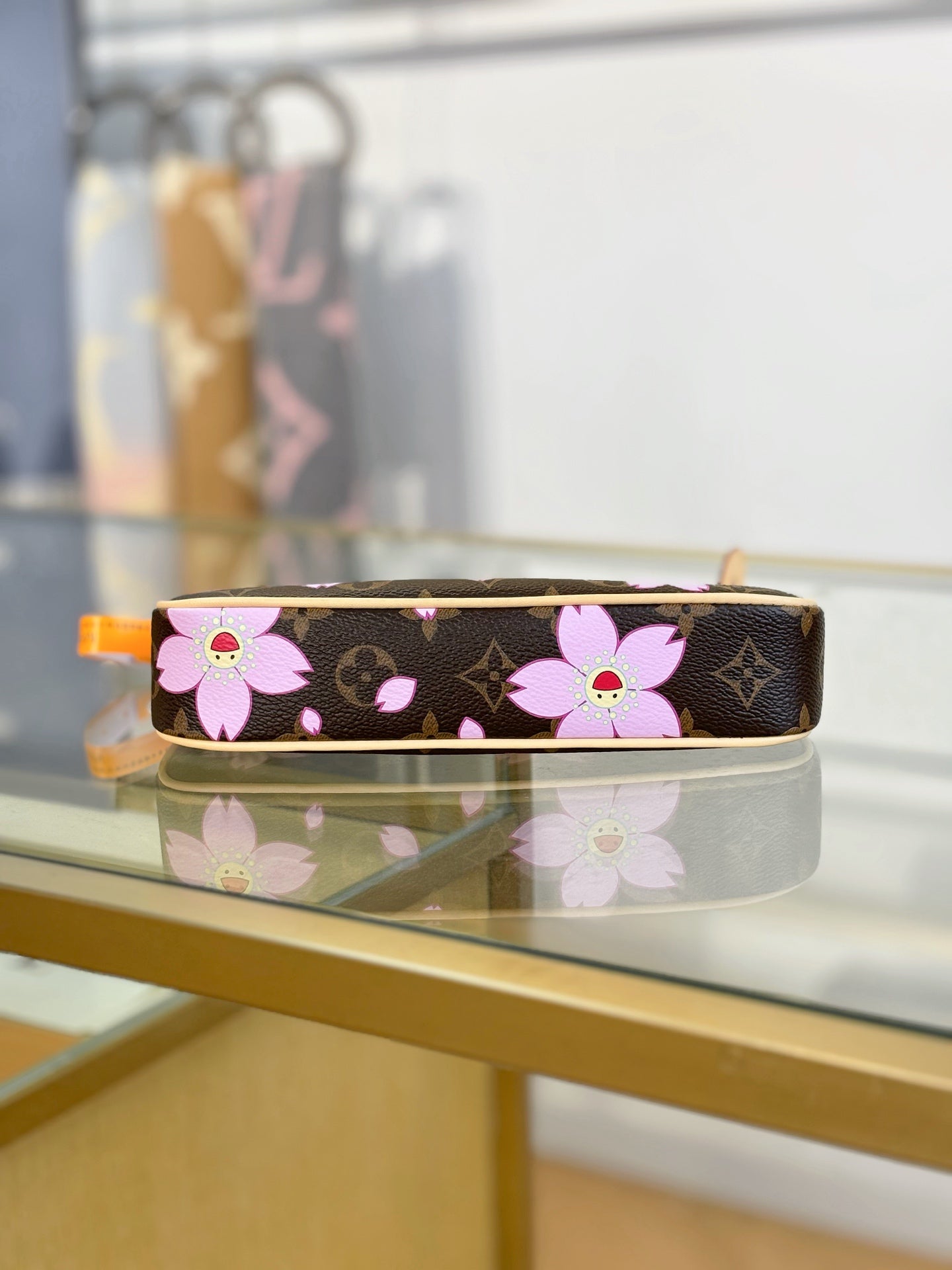 ＬＳ ＶＴＴＯＮ x TM POCHETTE ACCESSOIRES BROWN