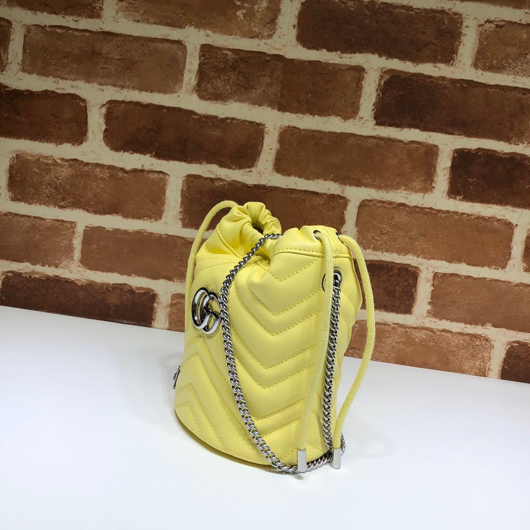 ＧＣＣＩGG MARMONT BUCKET BAG YELLOW