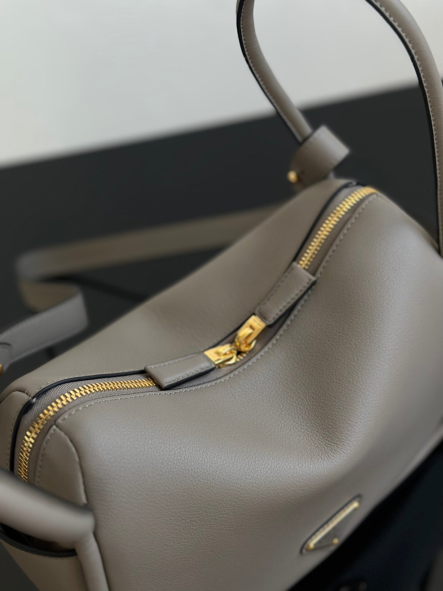 ＰＲＤＡ DARLING LEATHER HANDBAG CLAY