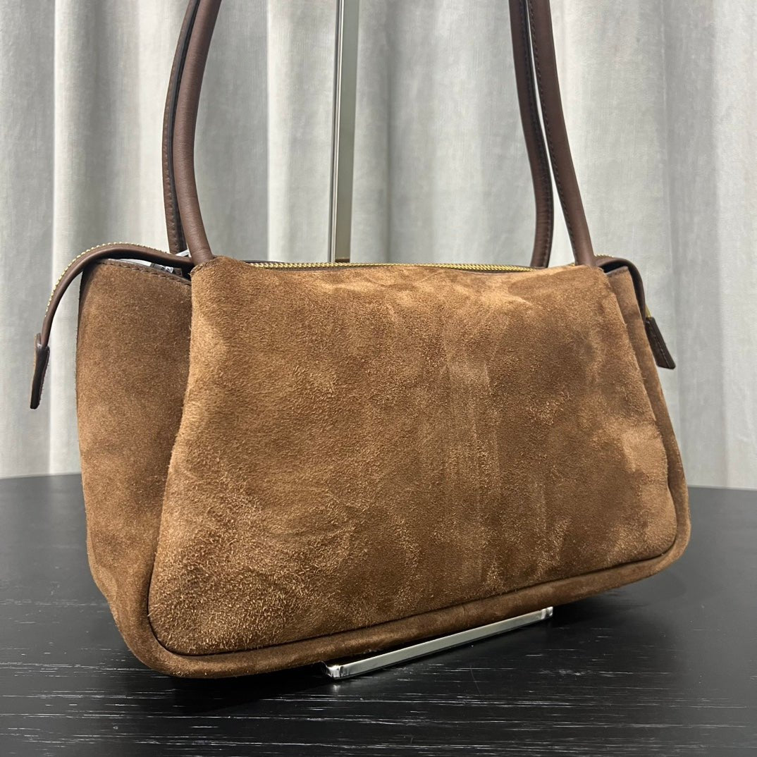 ＰＲＤＡ DARLING MEDIUM SUEDE LEATHER SHOULDER BAG