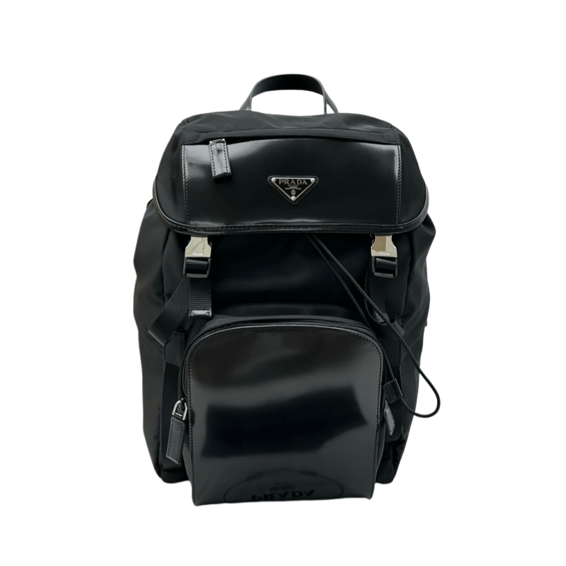 ＰＲＤＡ RE-NYLON AND LEATHER BACKPACK
