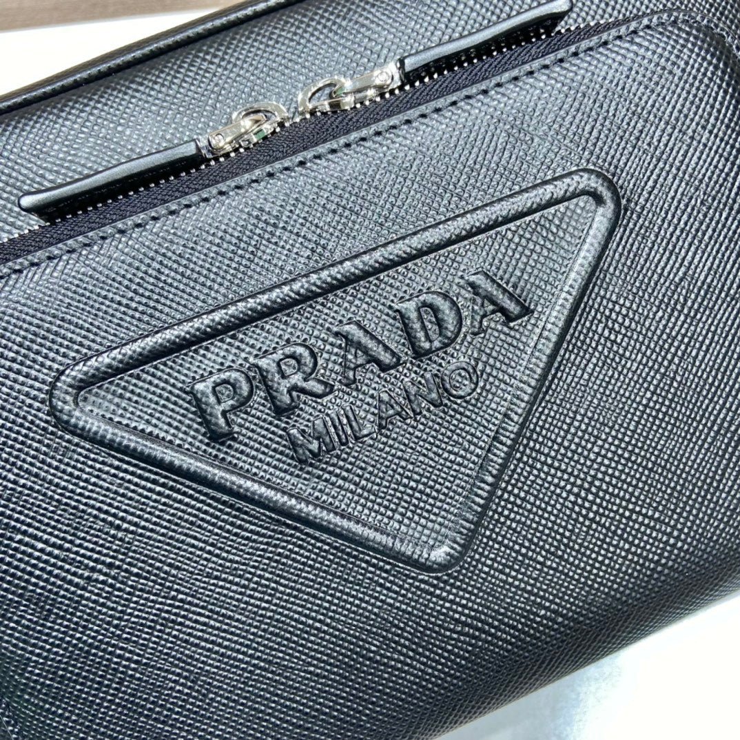 ＰＲＤＡ SAFFIANO LEATHER SHOULDER BAG BLACK