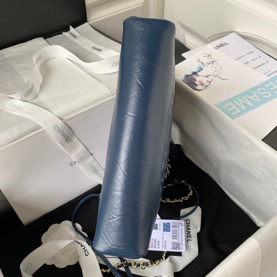 ＣＨＮＥＬ31 MINI SHOPPING BAG BLUE