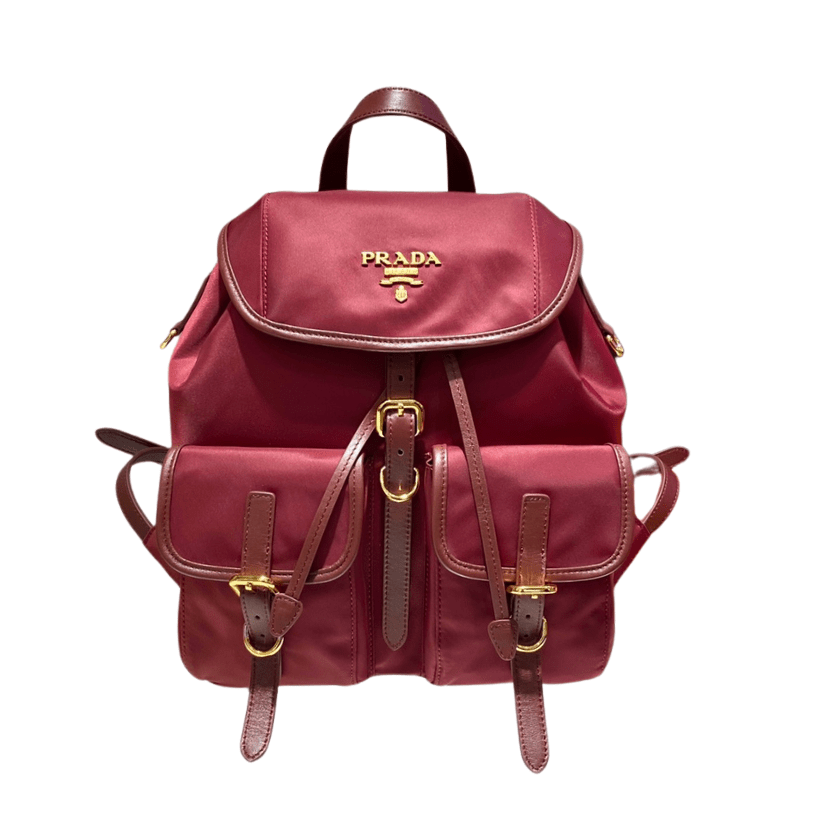 ＰＲＤＡ RE-NYLON BACKPACK BURGUNDY