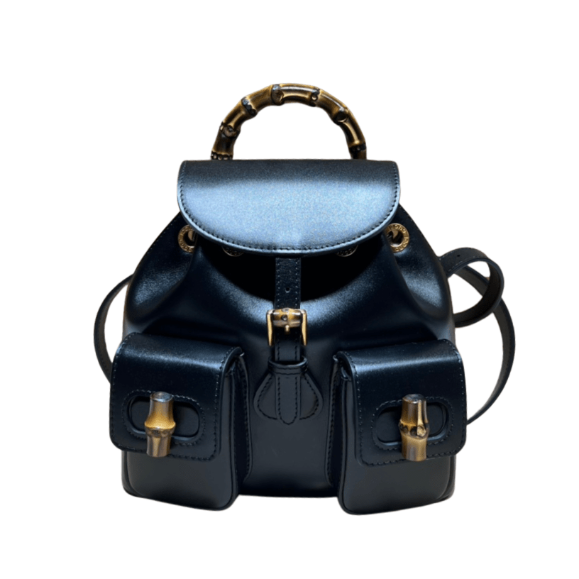 ＧＣＣＩSMALL BAMBOO BACKPACK BLACK